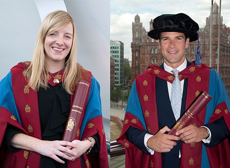 Image for Gethin Jones and Sarah Burton receive honorary degrees